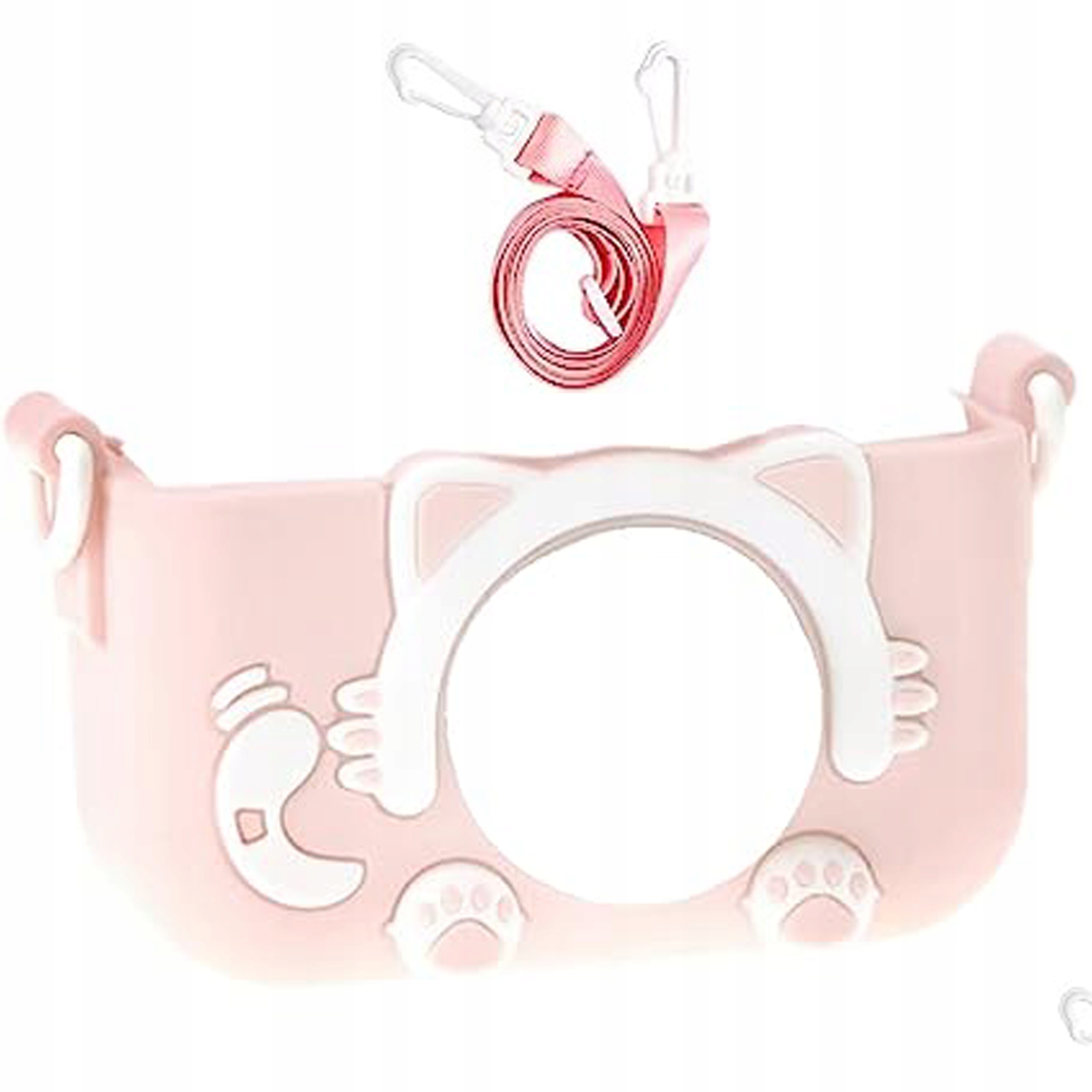 NAKŁADKA SILIKONOWA NA APARAT DZIĘCIĘCY Z KOTKIEM