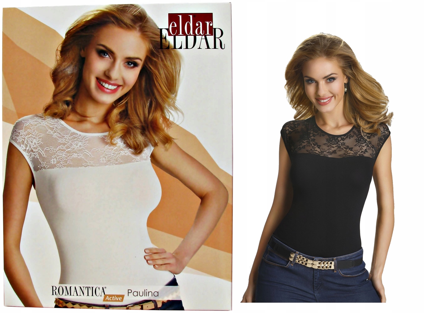 

Eldar Romantica Koszulka z koronką Paulina r.XL