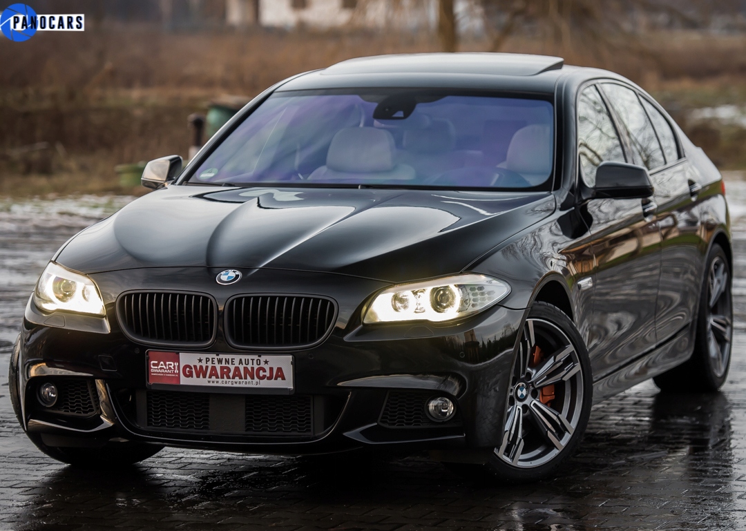 BMW 5 (F10) 550i 408PS M-pakiet Piękna Prywatna Zabawka Zadbana Gwarancja!  
