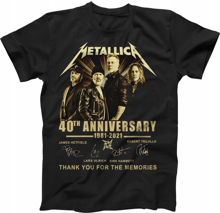 

Koszulka Metallica 40 lat zespołu 40TH Anniversary