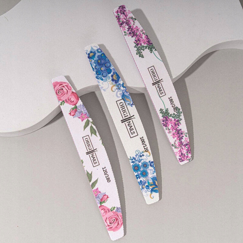 Pilnik dwustronny łódka 120/180 ORIGINAILS Flowers Kod producenta Model 03