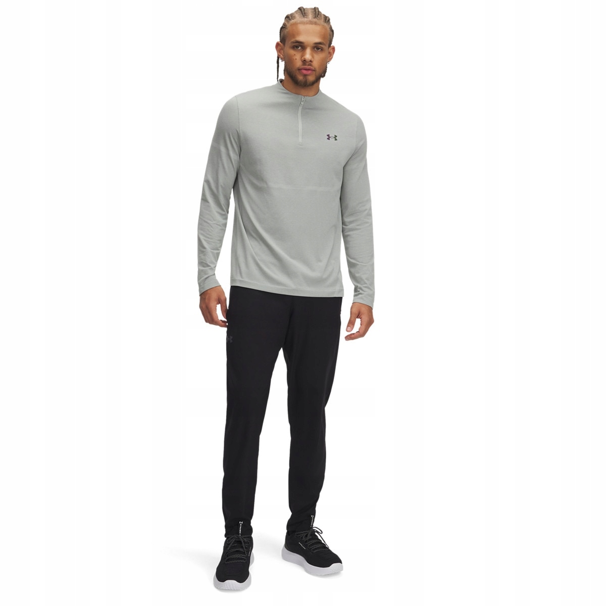 Męskie spodnie treningowe Under Armour Ua Vanish Woven Tapered Czarny XXL
