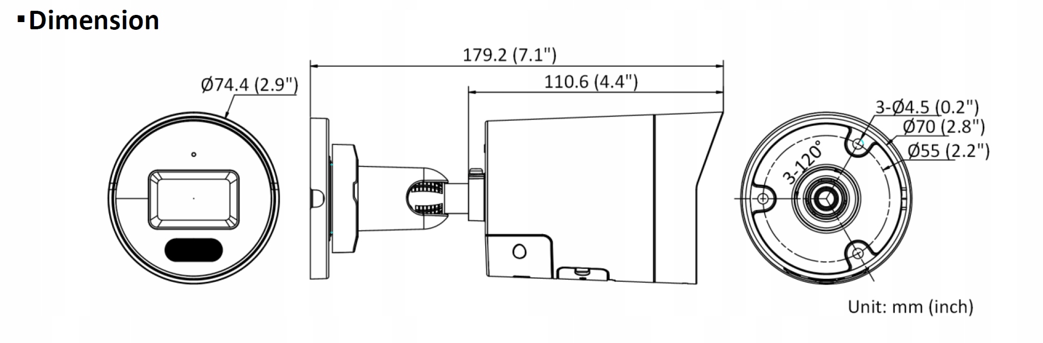 Kamera IP Hikvision DS-2CD2047G2H-LI / 2,8mm ColorVu Smart Rozdzielczość 4 Mpx