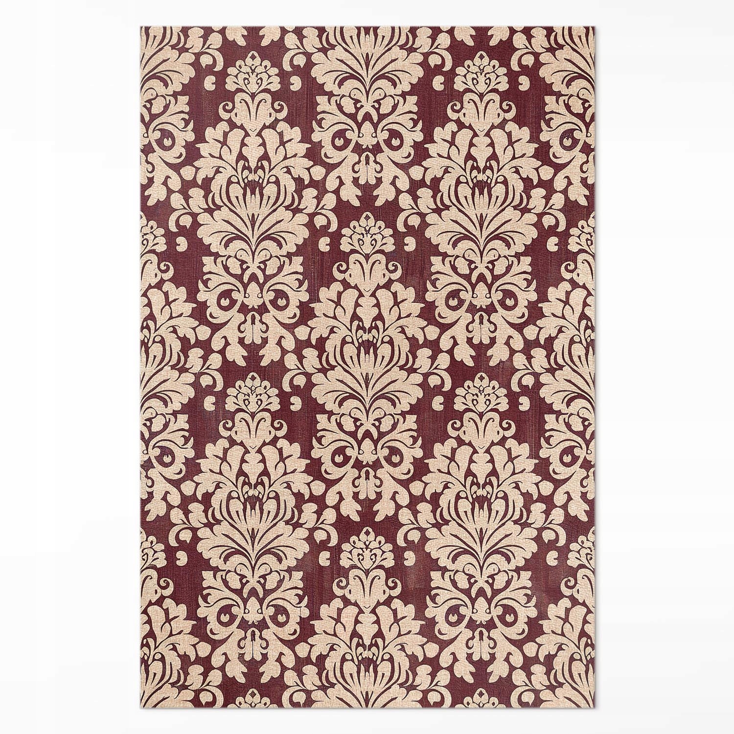 Vinylový koberec Rozmer: 100 x 150 cm Pravidelný rastlinný ornament, vintage štýl