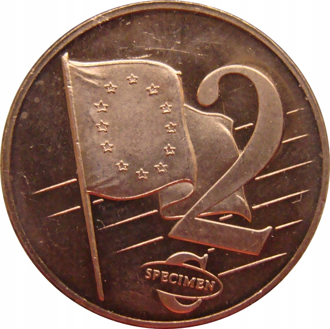 7759. Czechy 2 Euro Cent SPECIMEN 2003