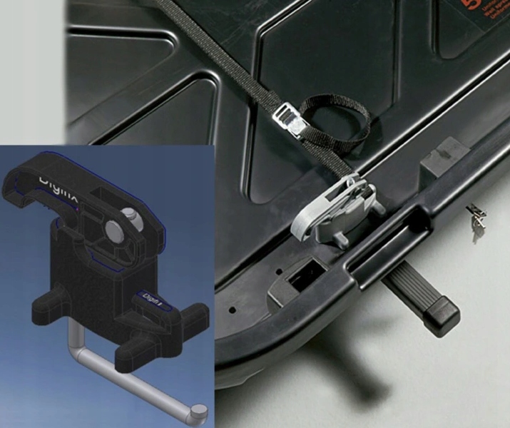 Box dachowy Taurus Altro 460 czarny carbon paka Color black