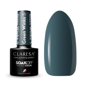 

Claresa Lakier Hybrydowy Green Winks 3 5g
