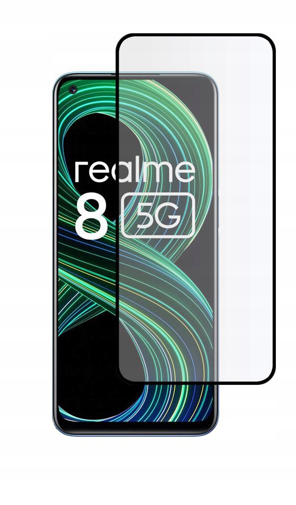 Szkło Hartowane Pełne z Ramką do Realme 8 5G