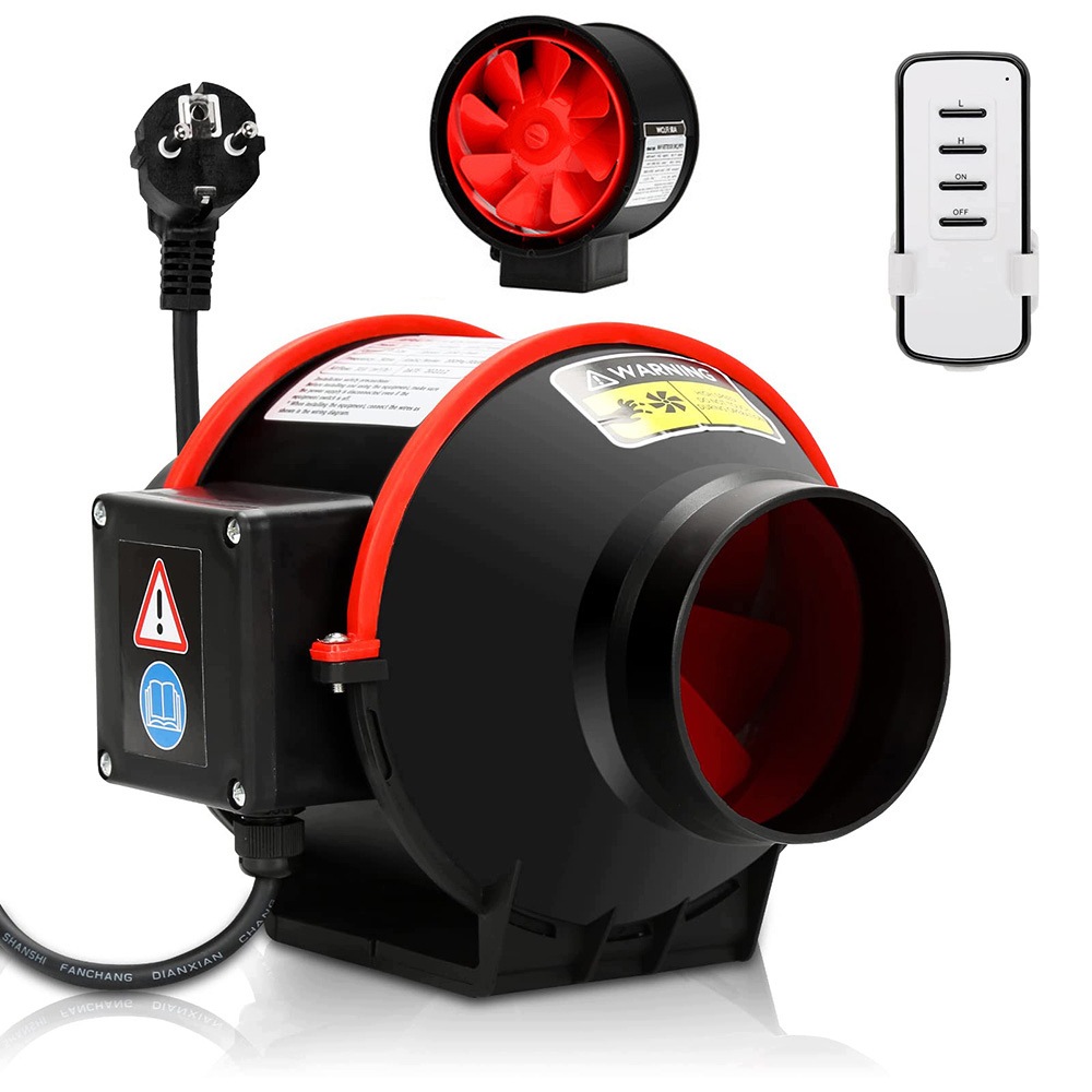 Trubkový ventilátor pro malé místnosti 150 mm Kanálový ventilátor