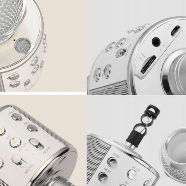 MIKROFON DLA DZIECI KARAOKE BEZPRZEWODOWY Z GŁOŚNIKIEM BLUETOOTH GŁOŚNIK Stan opakowania oryginalne