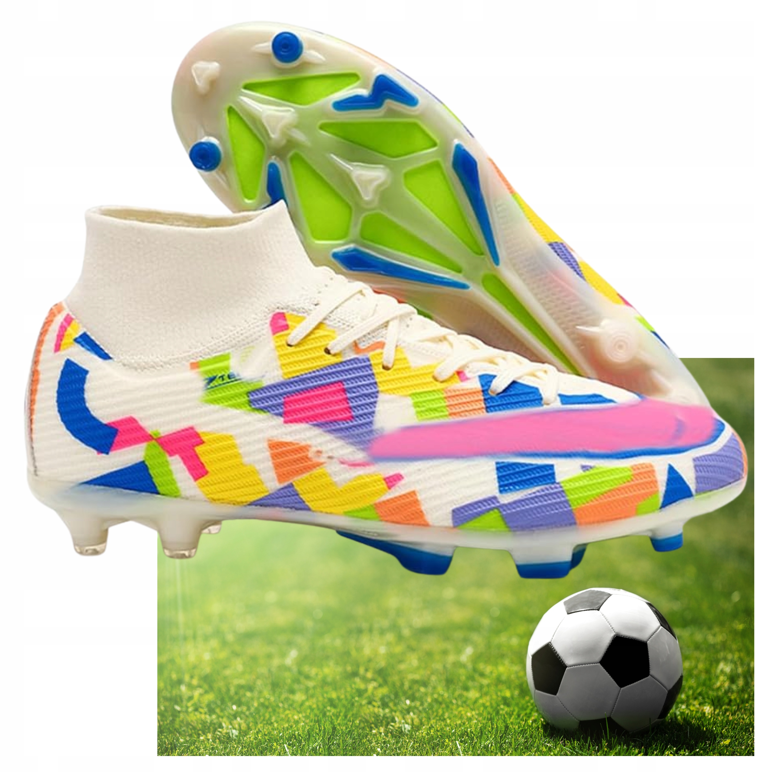 Korki Buty piłkarskie treningowe męskie do piłki nożnej sportowe lanki Fg