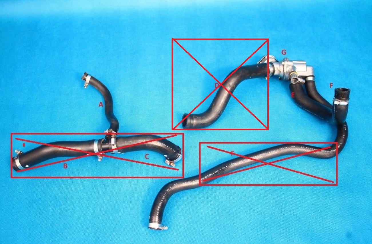 HONDA CBF 1000 F SC64 10 - 15R ВОДЯНОЙ ШЛАНГ ТЕРМОСТАТ