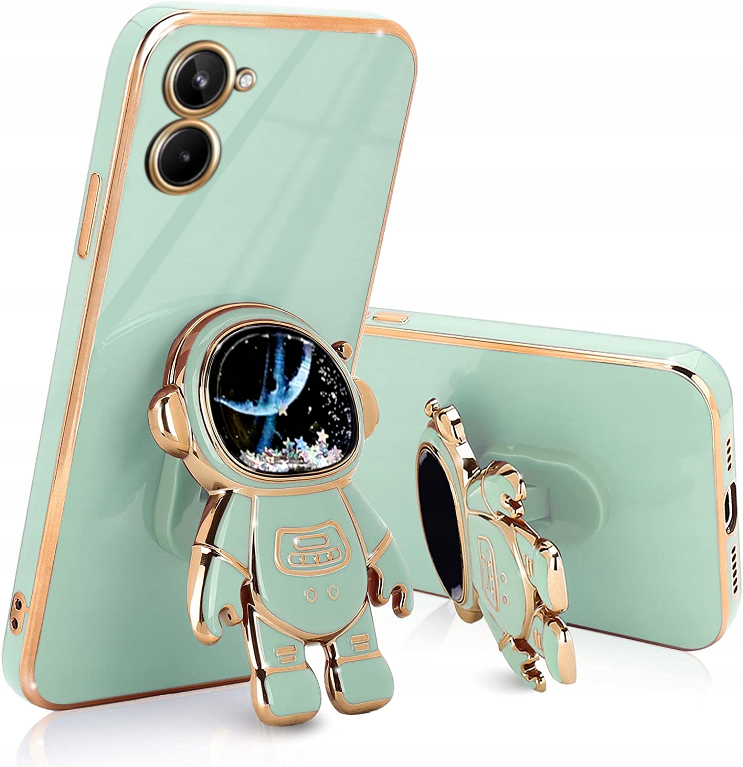 ETUI ASTRONAUT DO REALME 10 4G SILIKON + SZKŁO Marka Itel