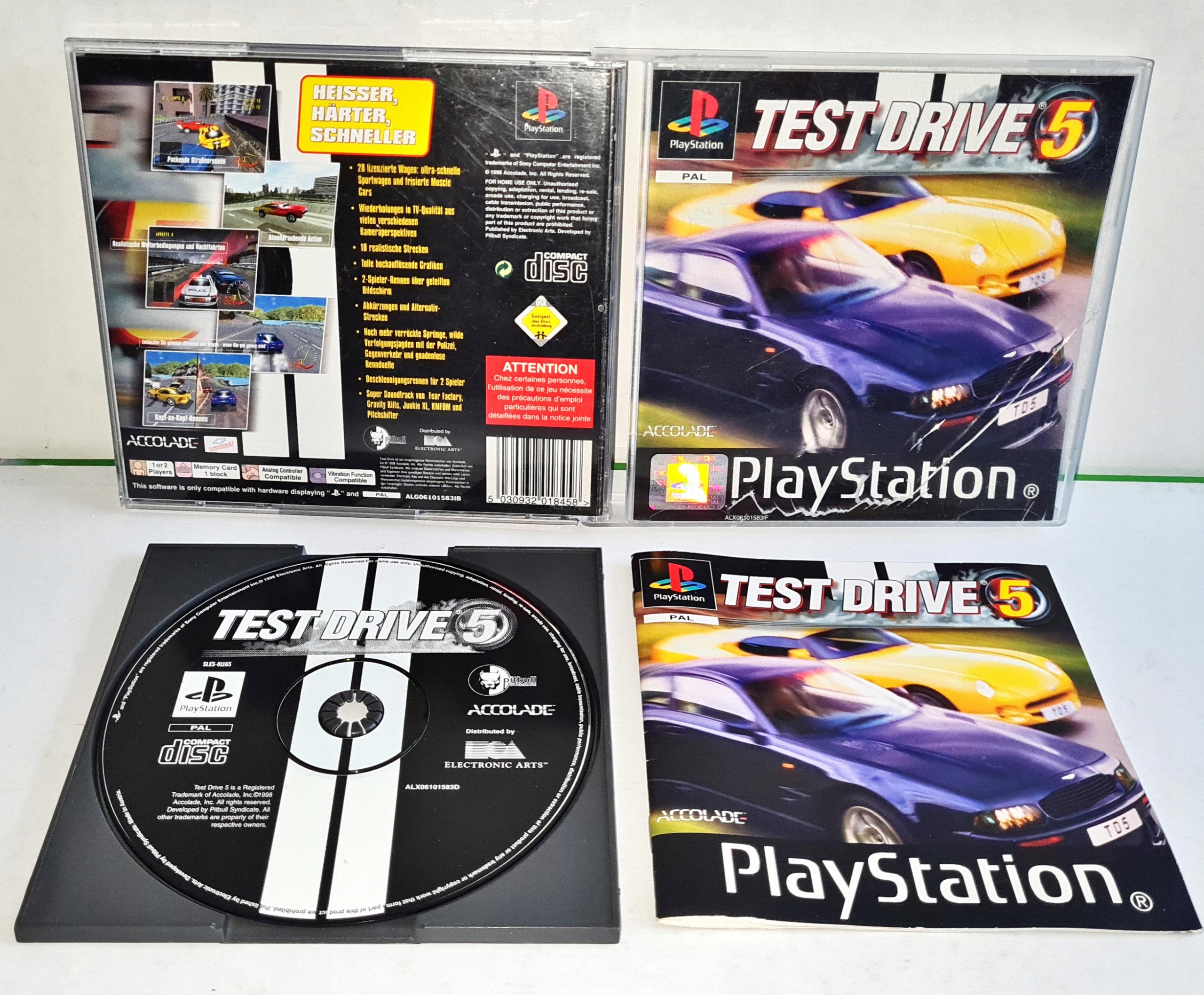 Test drive 5 psx ps1 PlayStation (PSX) pudełkowa