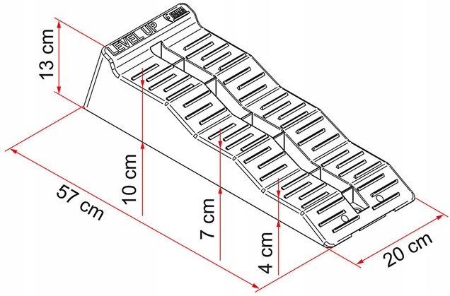 KLIN KLINY NAJAZDY PODJAZDY POZIOMUJĄCE FIAMMA LEVEL UP 5t 2szt. Numer katalogowy części 97901-038