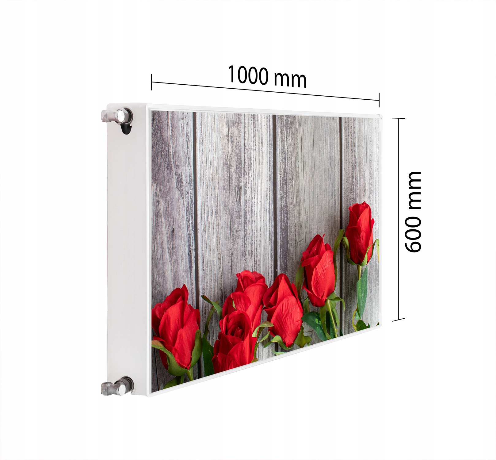 Kryt Na Radiátor Maskovač 100x60 Růže Podložka Magnet