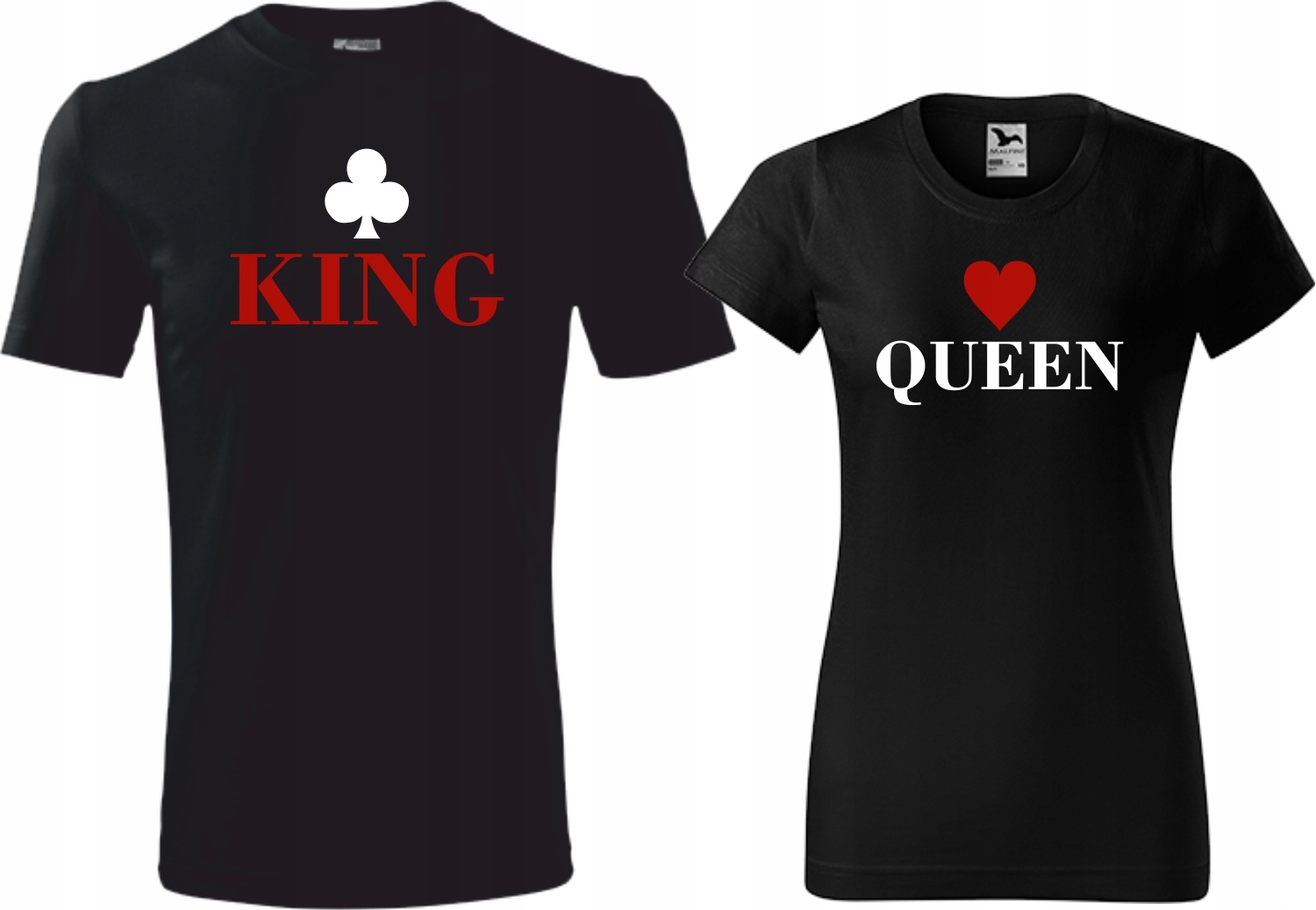 

Koszulki na Walentynki Prezent dla Pary King Queen