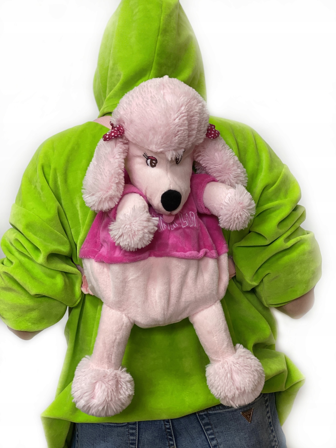 Plecak pluszowy PIES PUDEL pudelek 5400 Bohater Inny