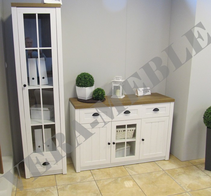 regał nadstawka Prowansja R2D Szerokość mebla 130 cm