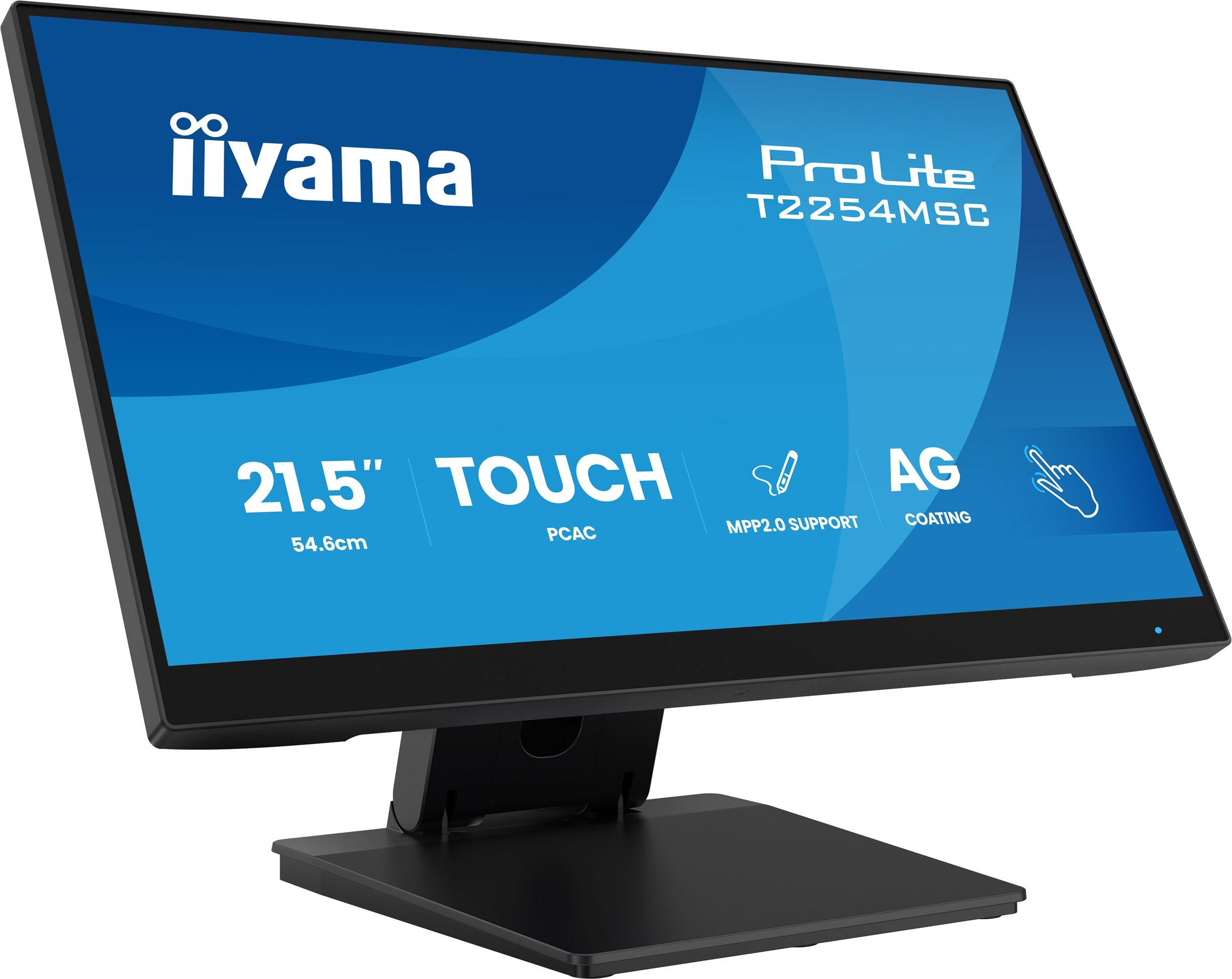 22" LCD iiyama T2254MSC-B2AG: Ips, Fhd, Hdmi, Dp