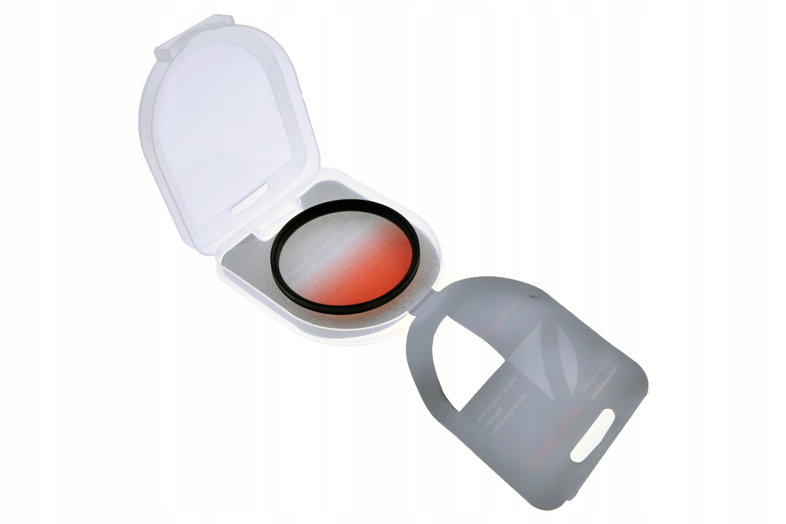 Filtr połówkowy 72mm Czerwony Marka Inna