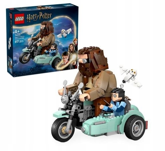 Lego Harry Potter Sada Jízda na motocyklu Hagrida (76443)