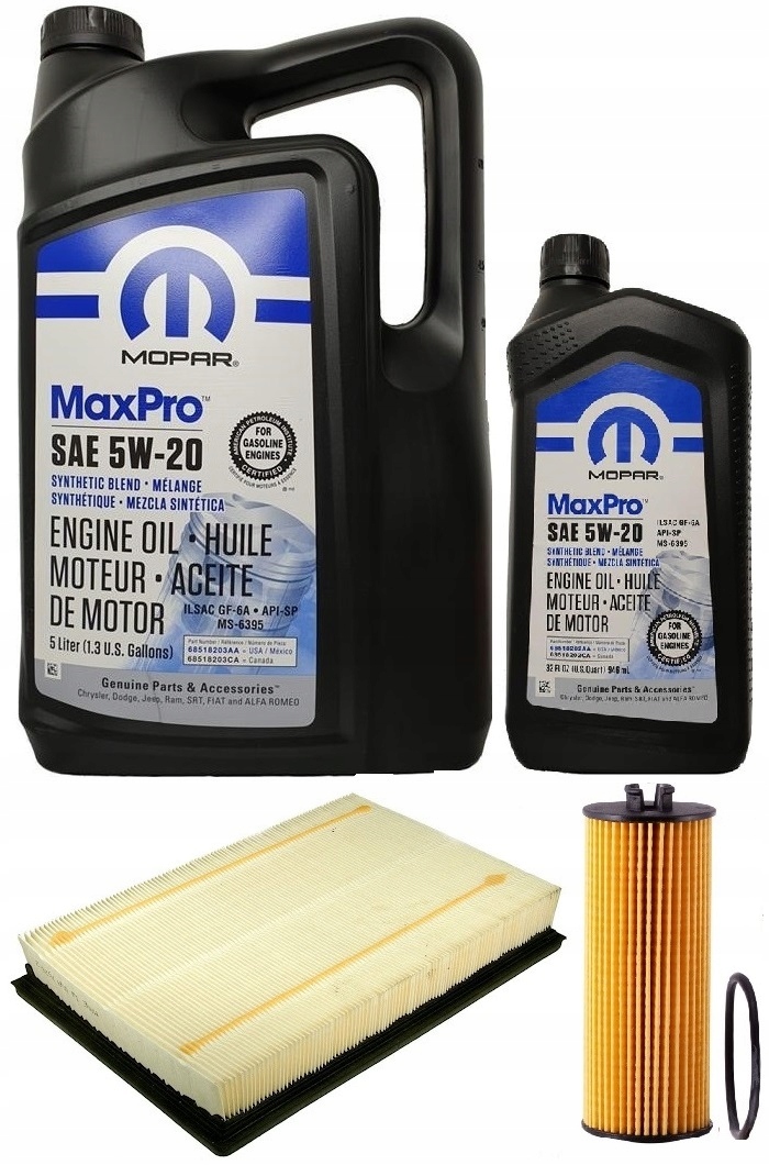 MOPAR 5W20 6L + FILTRY RAM 1500 3,6 2013