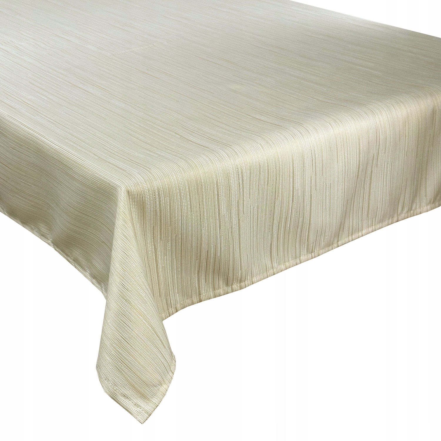 

Obrus Poliestrowy Obszywany Złoty Ecru 100x100 cm