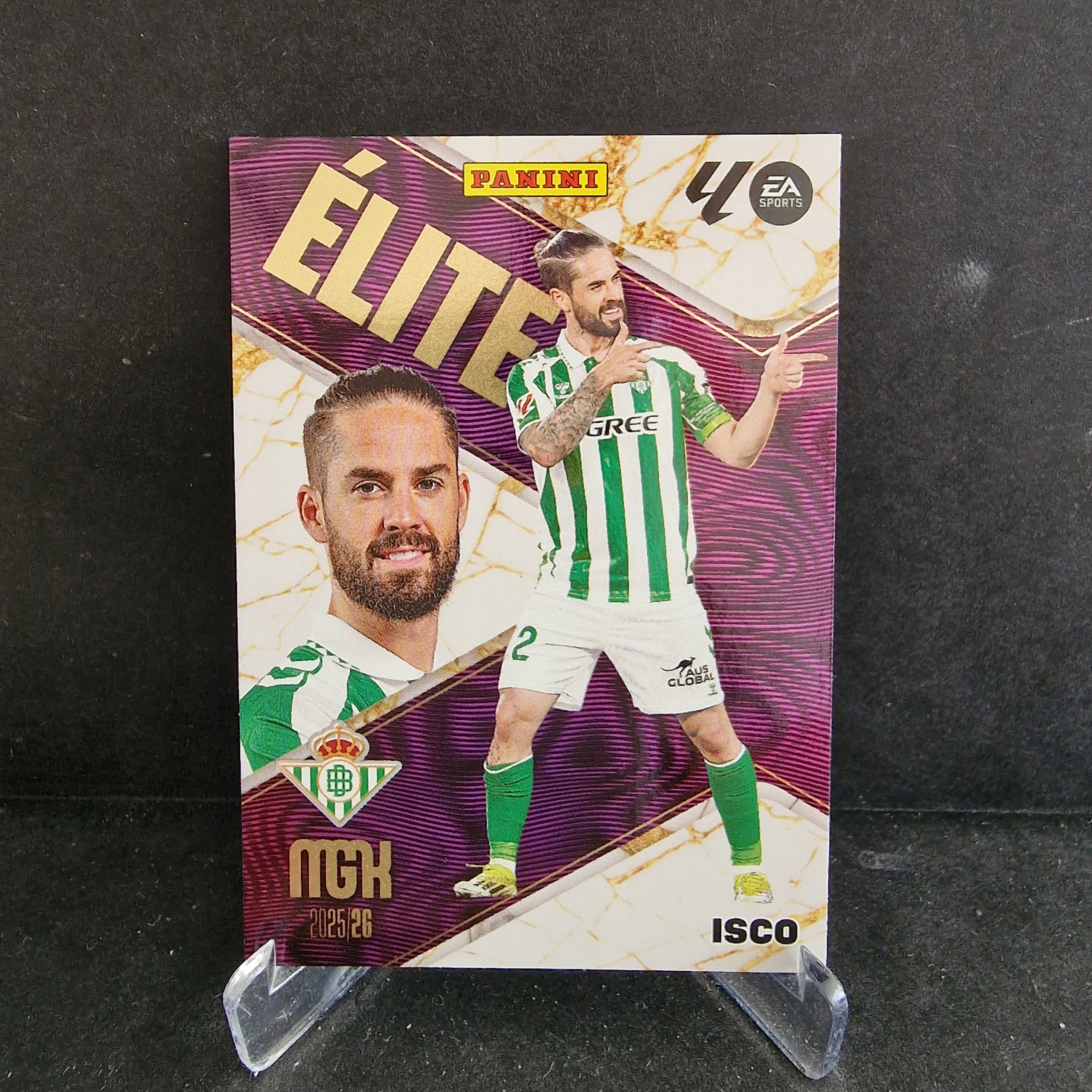 2025-26 Panini Megacracks Isco Real Betis Elite Power /k