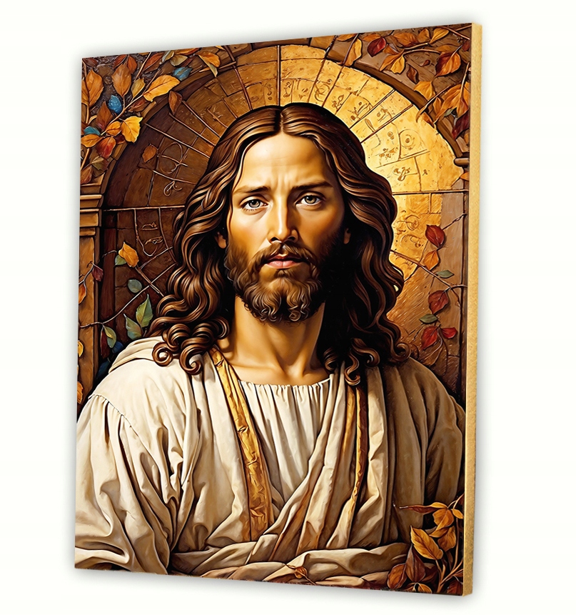 Ježíš náboženský obraz na plátně 30x40 cm do obývacího pokoje k pokuji dárek #906