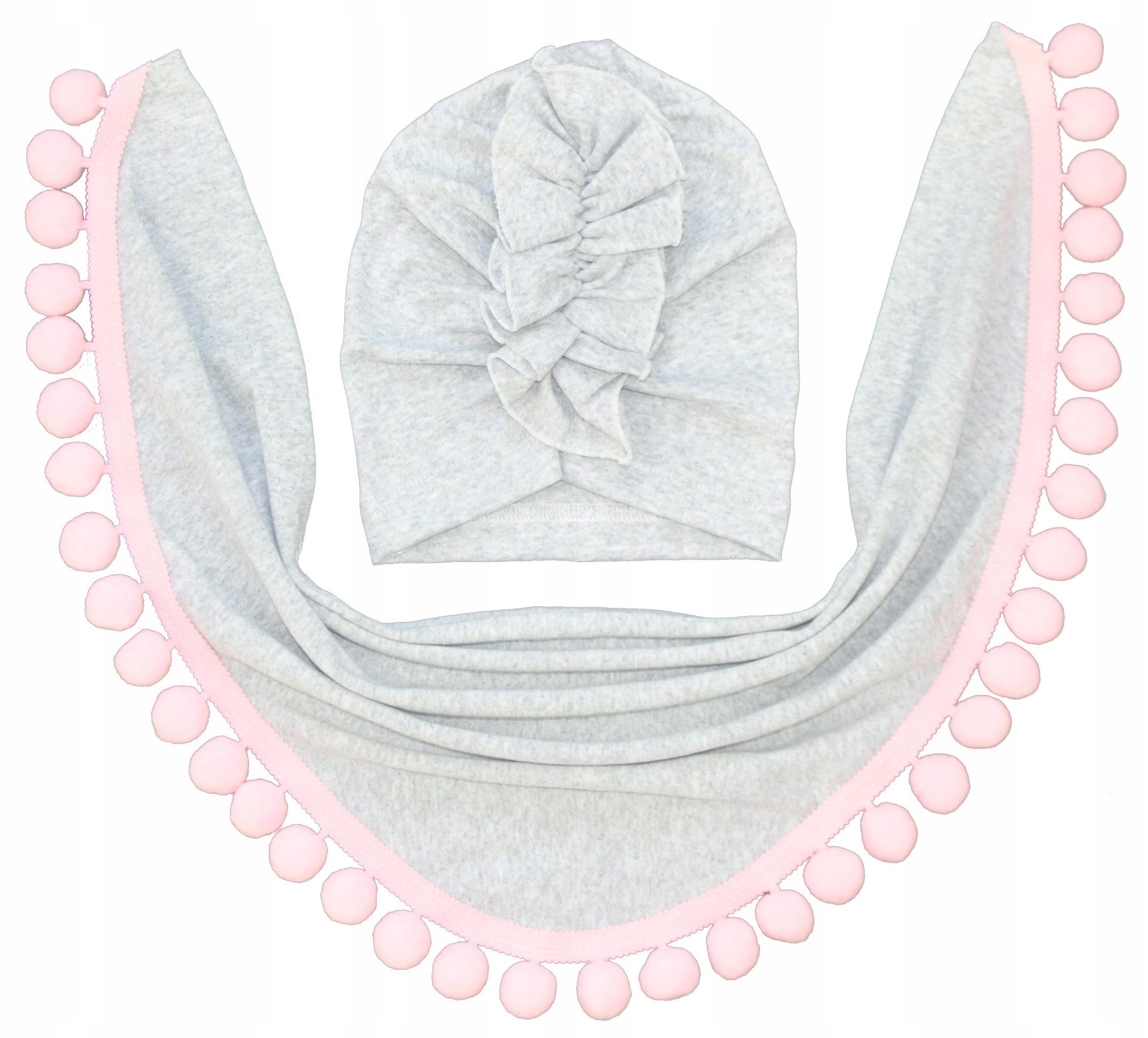 

Komplet Czapka Turban Chusta r.48-50 *kolory*