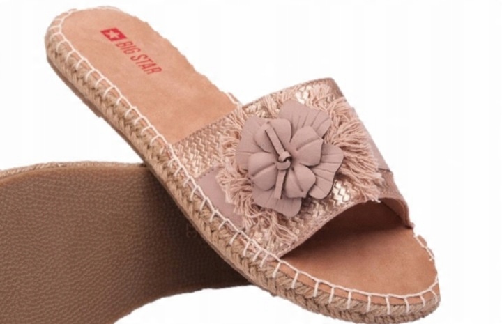 

Klapki Damskie Big Star Nude FF274523 R40