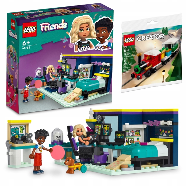 Lego Friends Pokoj Novy 41755 Herna Lego 30584 Vánoční Sada