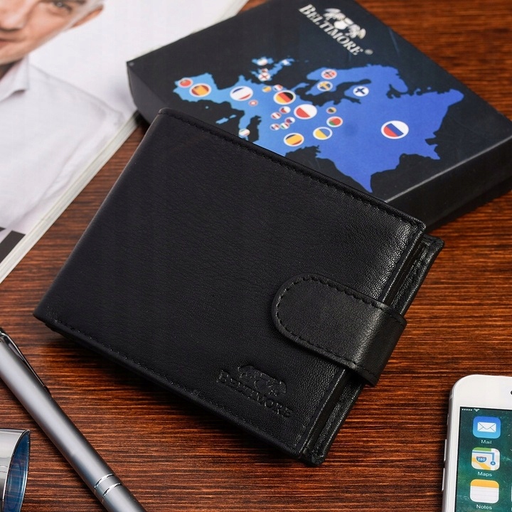 Męski portfel skórzany klasyczny Beltimore Kod producenta K42