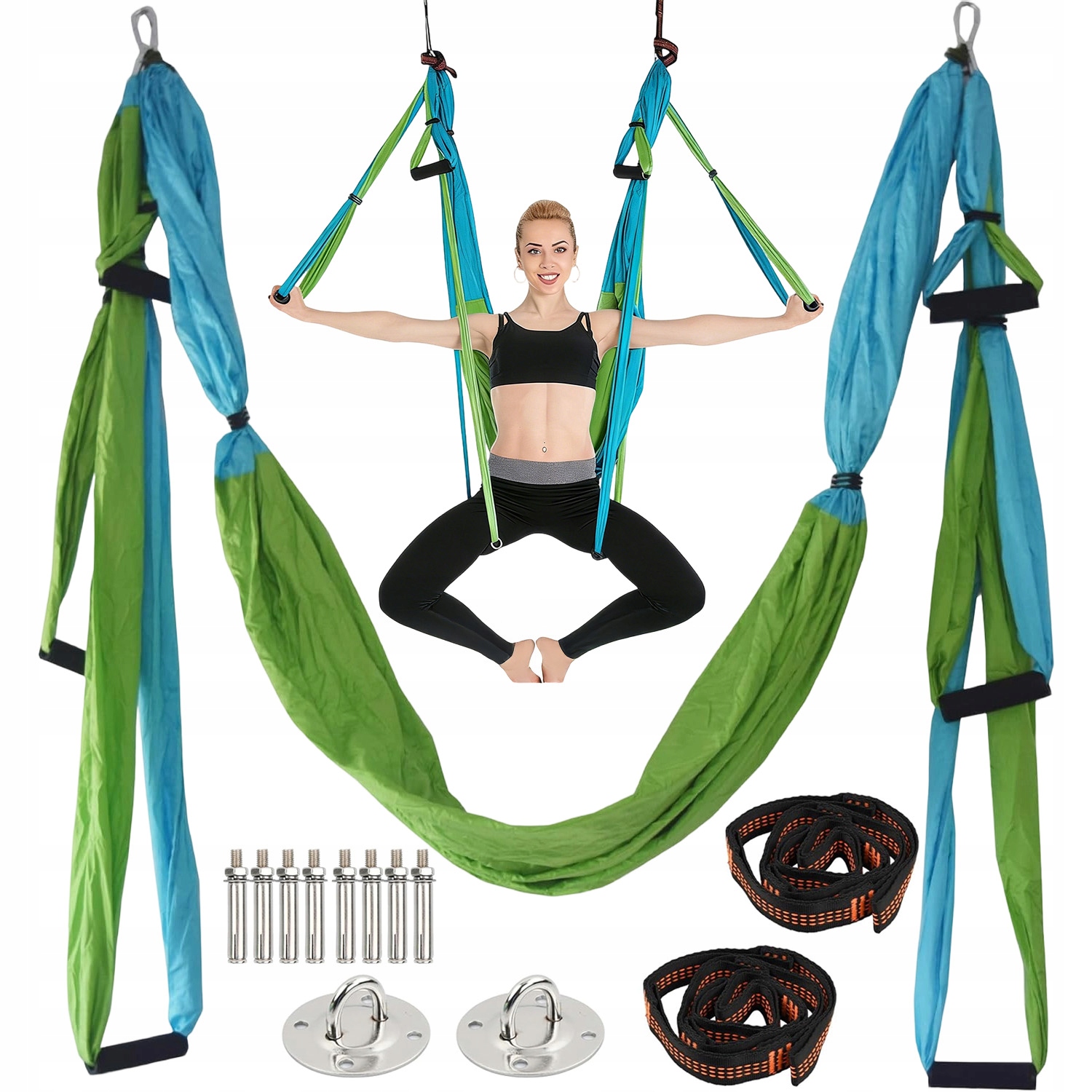 Hamak Do Jogi Antygrawitacyjny Huśtawka Do Ćwiczeń Stania Na Rękach