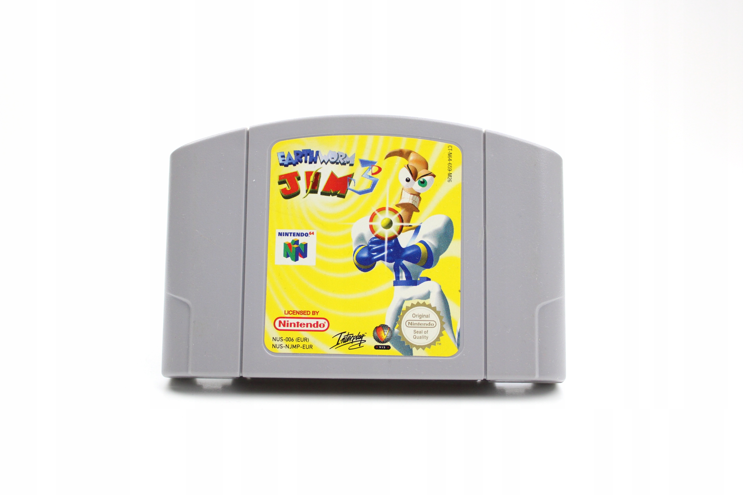 ЗЕМЛЯНОЙ ЧЕРВЬ ДЖИМ 3 Nintendo 64 в коробке