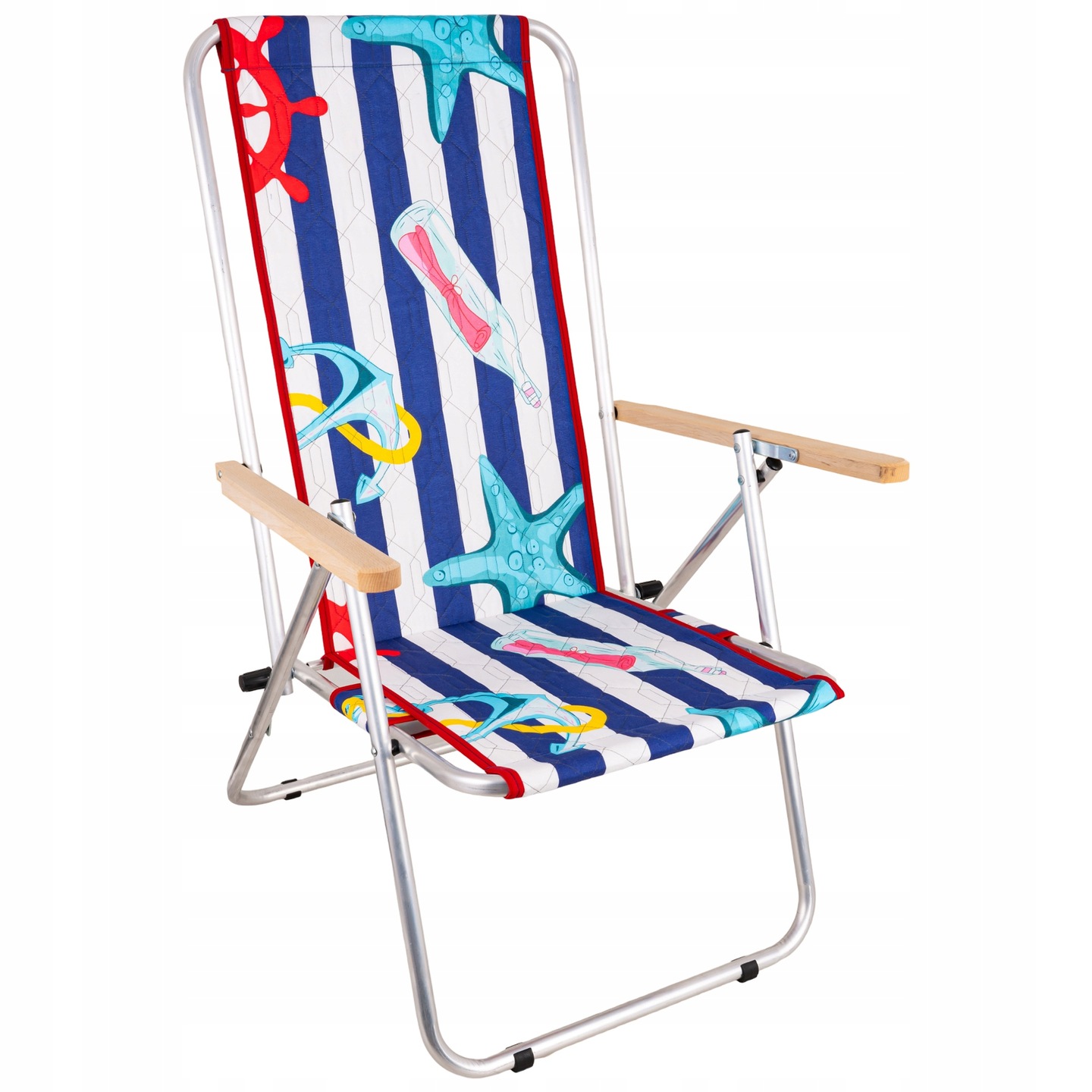 Leżak plażowy ogrodowy aluminiowy Skiland Polski produkt