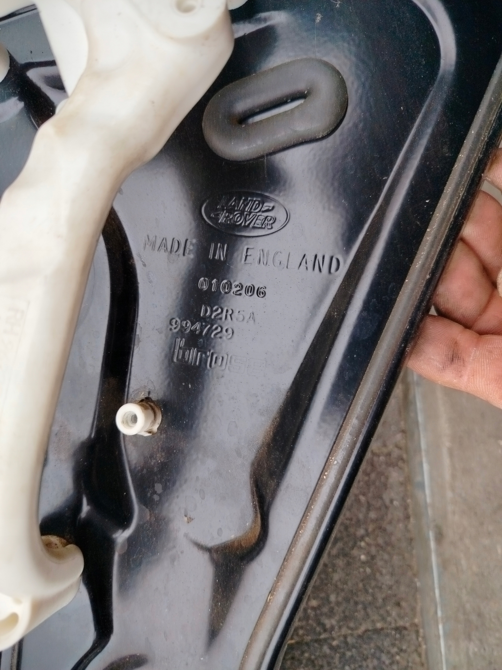 D2R5A 994729 DISCOVERY III IV RANGE ROVER window regulator right rear part