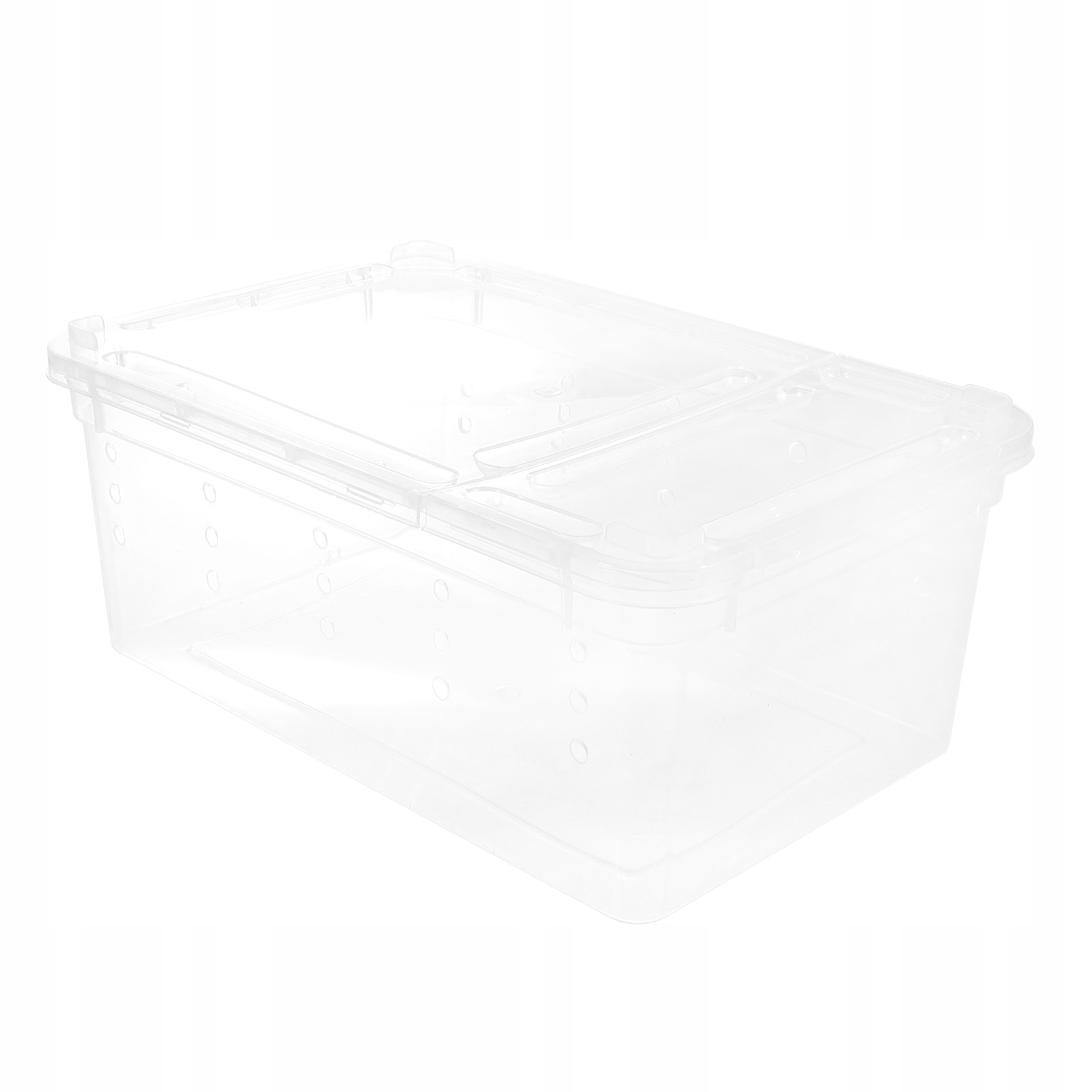 1 SZT. PLASTIKOWE TERRARIUM HODOWLANE Z WENTYLACJĄ DLA GADÓW