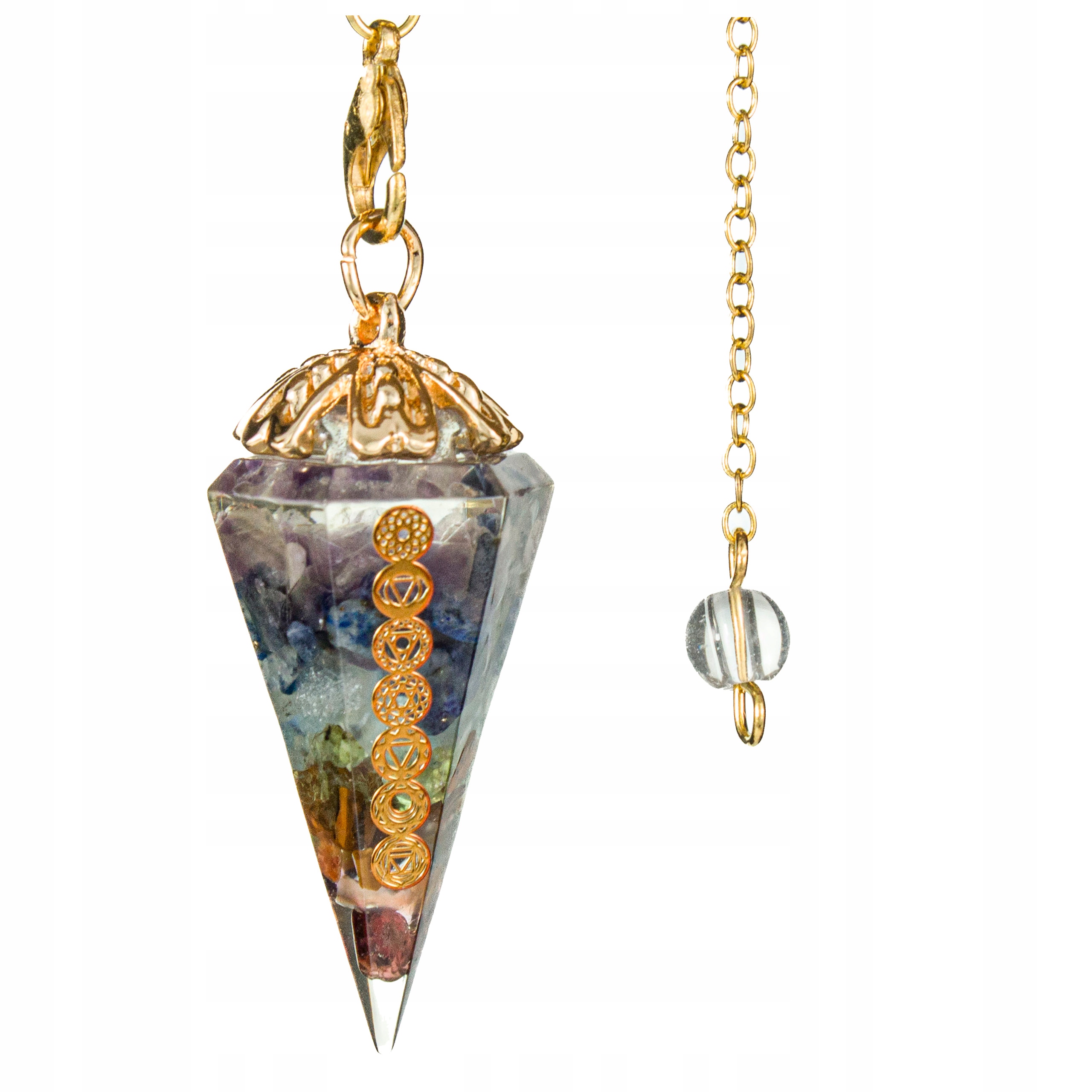 Wahadełko Orgonit Wahadło Ametyst Jaspis Lazuryt Oczyszczanie Czakr