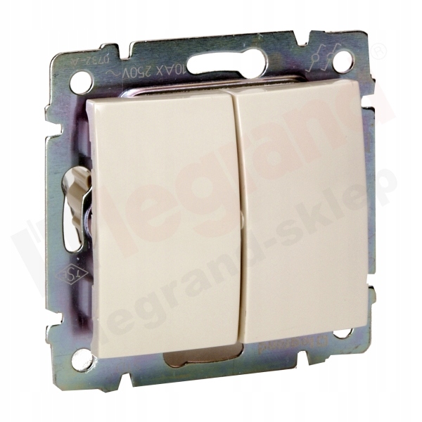 LEGRAND VALENA WŁĄCZNIK ŚWIECZNIKOWY KREM Typ Klasyczny Podtynkowy