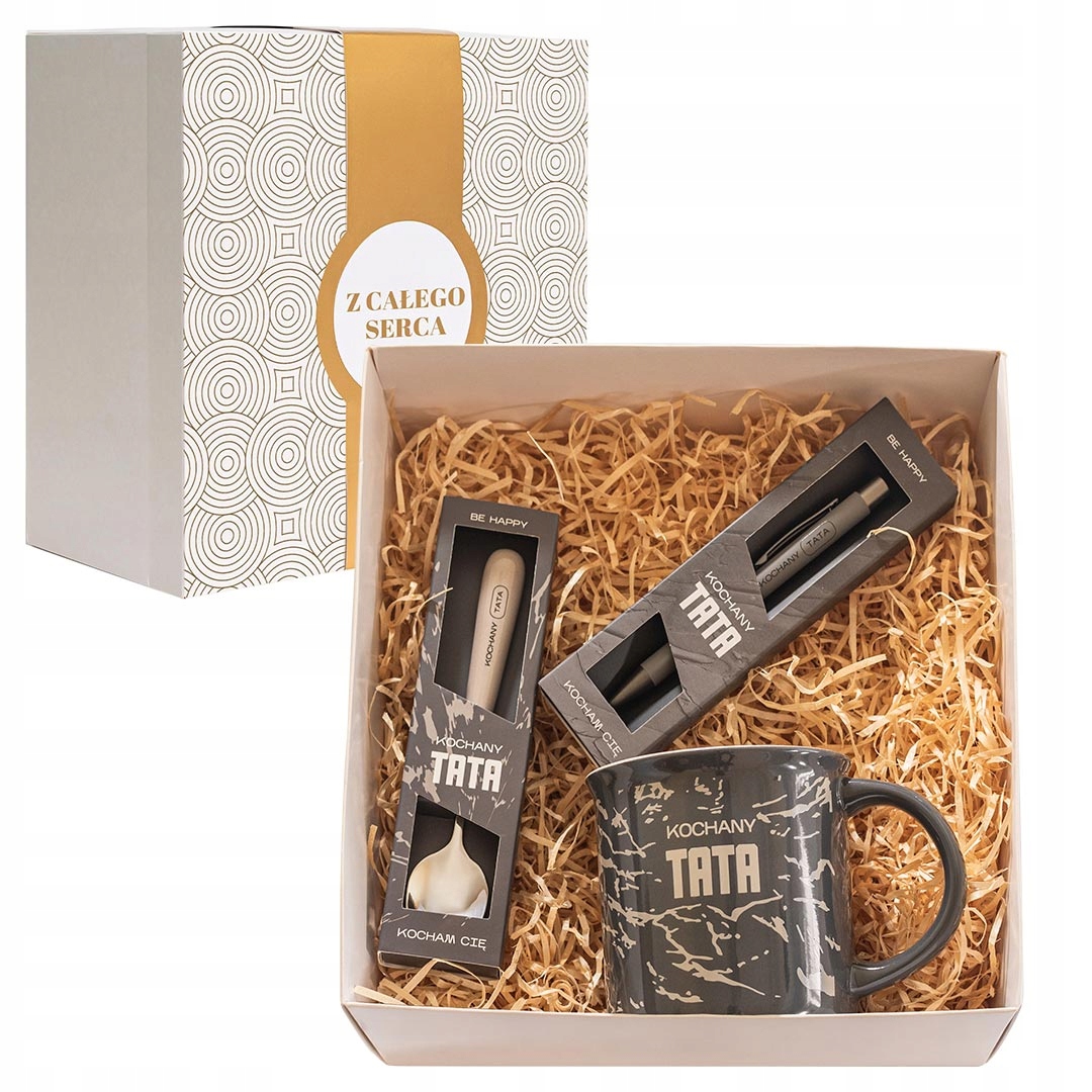 Dárek Pro Tátu Ke Dni Otců Hrnek Lžička Propiska Dárkový Koš