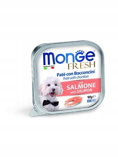 10 x Monge Dog Fresh Paštika s lososem 100 g