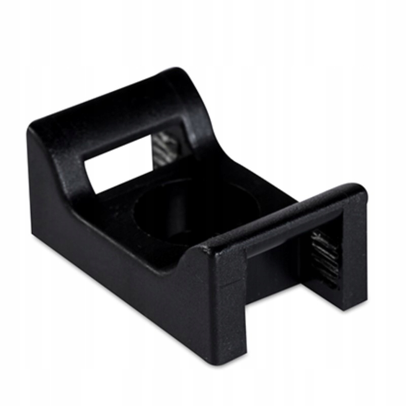 PODSTAWKA DO OPASEK KABLOWYCH 4,8mm czarna 20szt