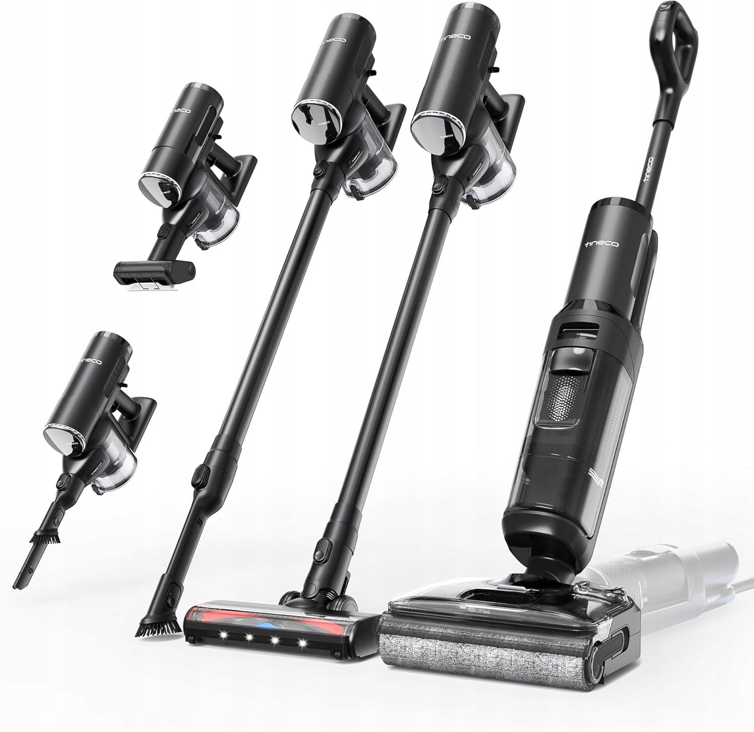 Tineco Switch S7 Stretch 5w1 Odkurzacz Myjący 22kPa FlashDry Bateria 50min