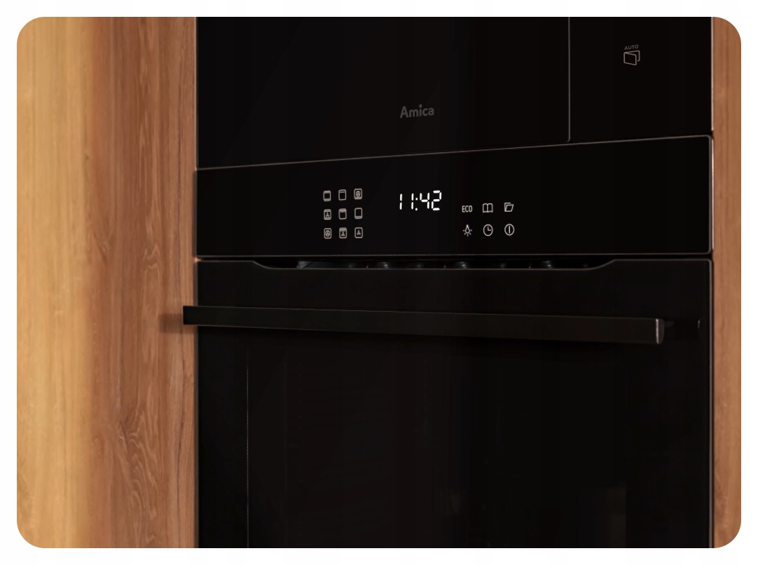 Zestaw AMICA ED97795V + AMMB25E5SGVB + PI6540PHTUN Kolor dominujący czarny