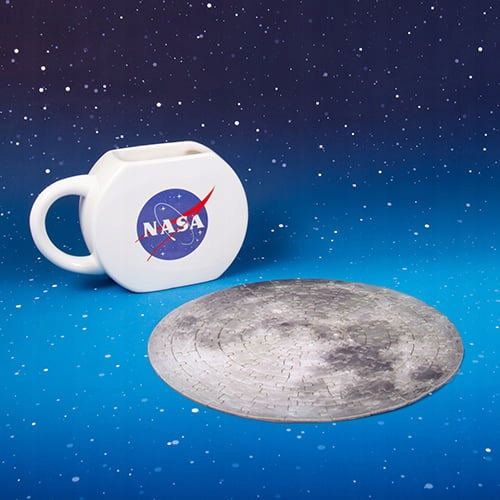 Nasa Krabička hrnek 400 ml Puzzle 100 ks