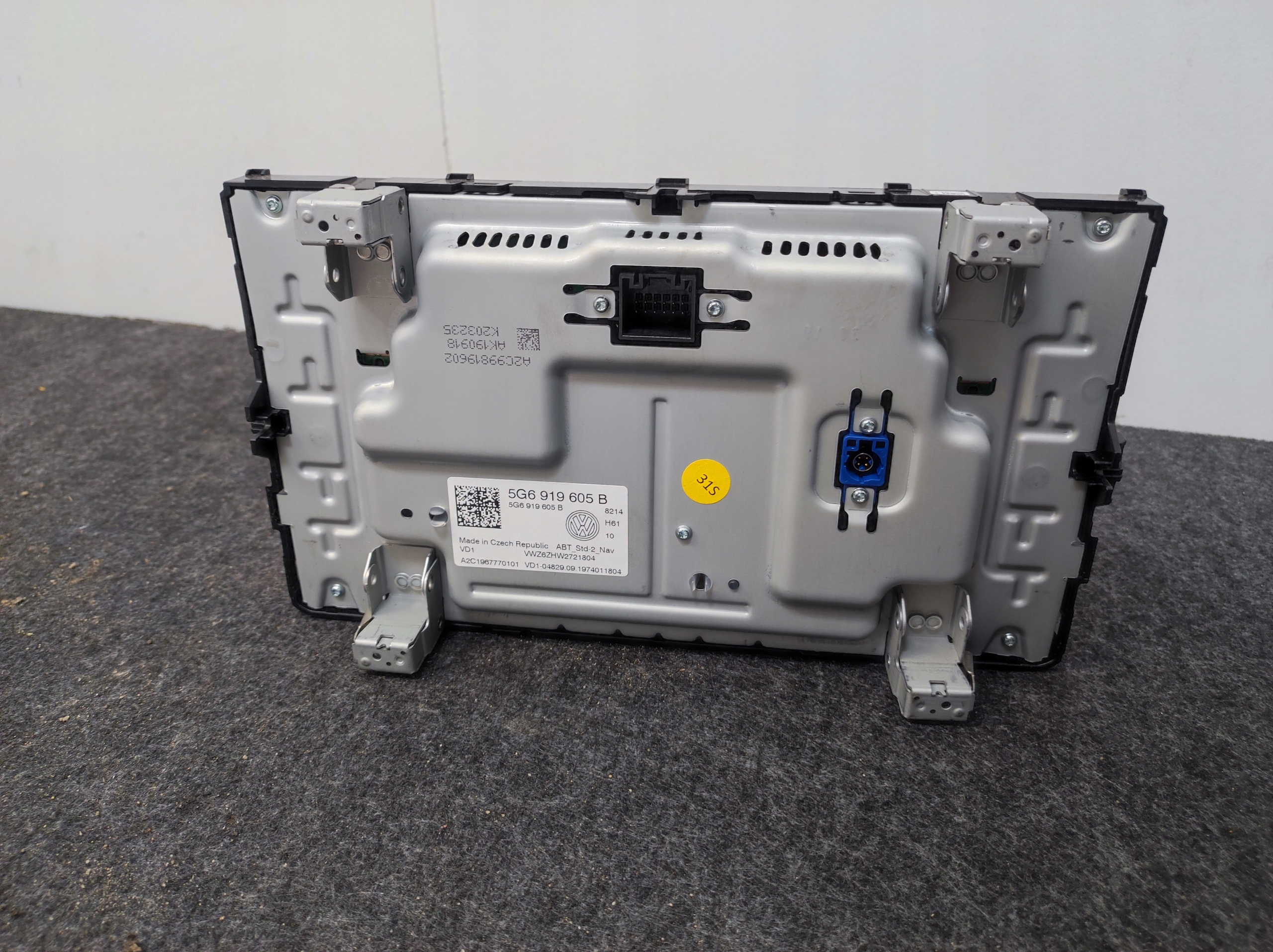 экран навигации vw Polo VI 2G 5G6919605B