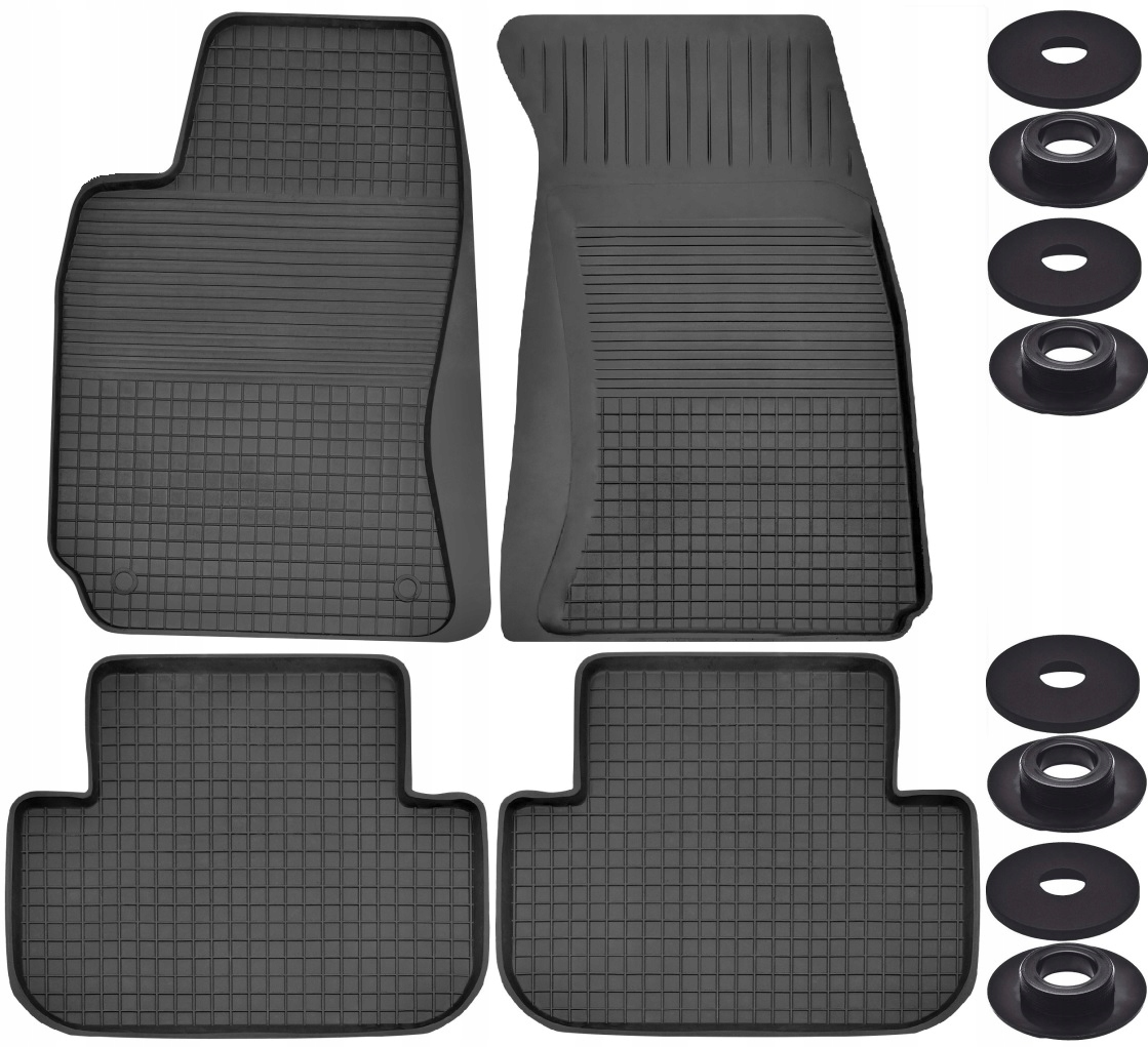 Toyota Avensis T25 II (2003-2008) Gumowe Dywaniki Korytka +stopery Zestaw