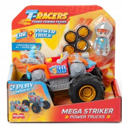 T-RACERS Power Truck Mega Striker pojazd + kierowc